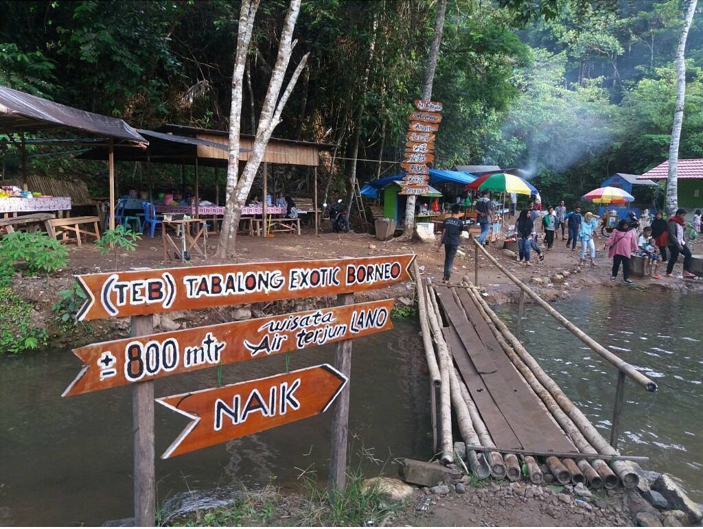 Wisata Air Terjun Lano merupakan salah satu tempat wisata di Tanjung Tabalong via @annisarach_