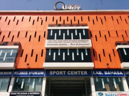 Universitas Quality merupakan salah satu perguruan tinggi swasta yang terletak di daerah Berastagi, Kabupaten Karo, Provinsi Sumatera Utara. Universitas Quality merupakan salah satu perguruan tinggi swasta yang terletak di daerah Berastagi, Kabupaten Karo, Provinsi Sumatera Utara.
